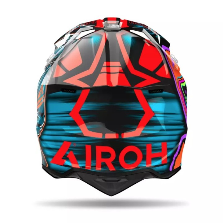 AIROH KASK CROSS / ENDURO / ATV / QUAD WRAAAP CYBER