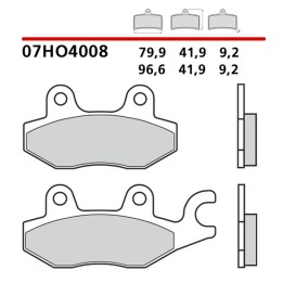 BREMBO 2026/05 klocki hamulcowe KH197 road / off road genuine carbon ceramic (półmetaliczne mieszanka oem)