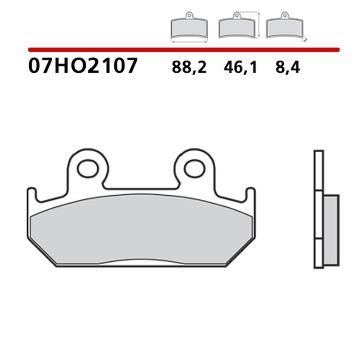 BREMBO 2026/05 klocki hamulcowe KH203 road / off road genuine carbon ceramic (półmetaliczne mieszanka oem)