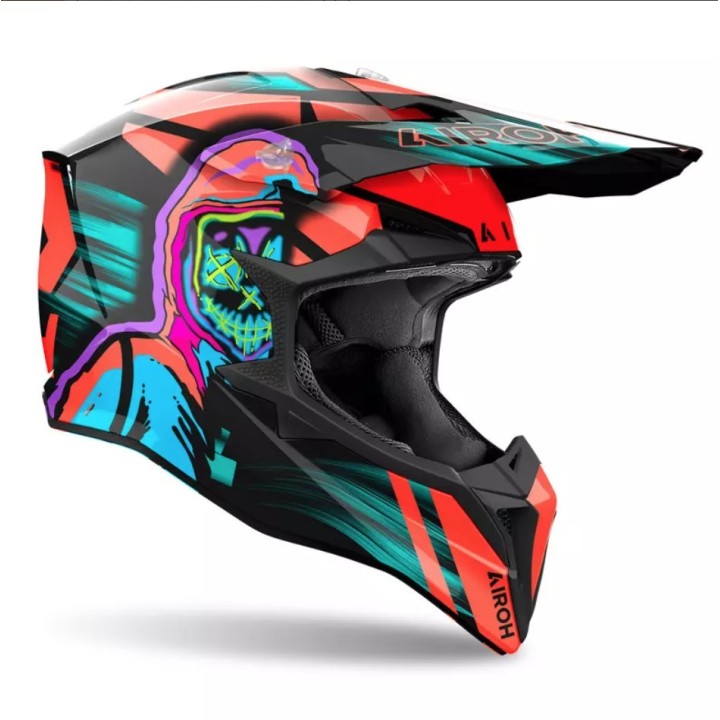 AIROH KASK CROSS / ENDURO / ATV / QUAD WRAAAP CYBER