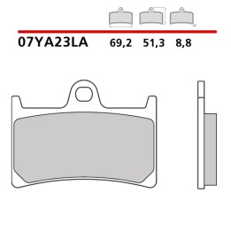 BREMBO 2026/05 klocki hamulcowe KH252 / KH380 road sinter la (spiek metaliczny) (ece R90)