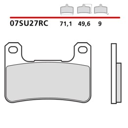 BREMBO 2026/05 klocki hamulcowe KH379 race carbon ceramic rc (półmetaliczne)