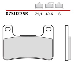 BREMBO 2026/05 klocki hamulcowe KH379 racing road sinter sr (spiek metaliczny) racing road sr (ece R90)
