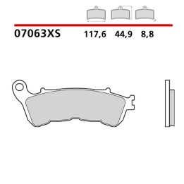 BREMBO 2026/05 klocki hamulcowe KH388 road / scooter sinter xs (spiek metaliczny) (ece R90)