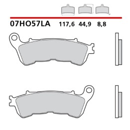 BREMBO 2026/05 klocki hamulcowe KH388 road sinter la (spiek metaliczny) (ece R90)