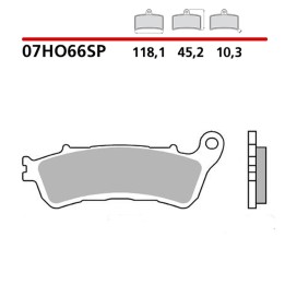 BREMBO 2026/05 klocki hamulcowe KH388/2 road sinter sp (spiek metaliczny) (ece R90)