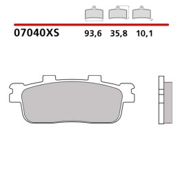 BREMBO 2026/05 klocki hamulcowe KH427 road / scooter sinter xs (spiek metaliczny) (ece R90)