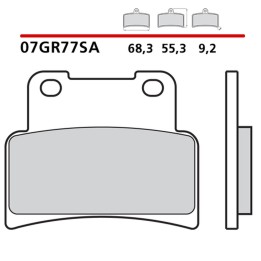 BREMBO 2026/05 klocki hamulcowe KH432 road sinter sa (spiek metaliczny) (ece R90)