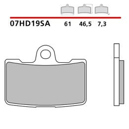 BREMBO 2026/05 klocki hamulcowe KH454 road sinter sa (spiek metaliczny) (ece R90)