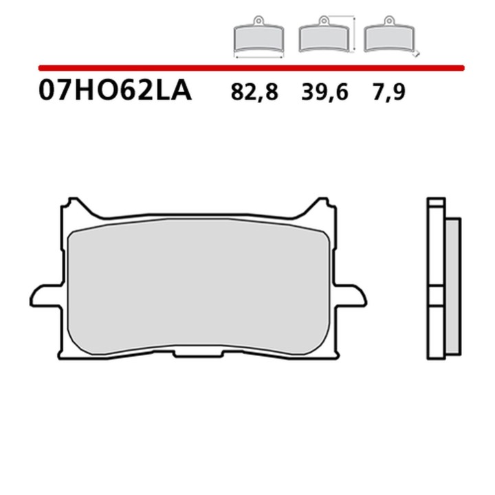 BREMBO 2026/05 klocki hamulcowe KH679 road sinter la (spiek metaliczny) (ece R90)