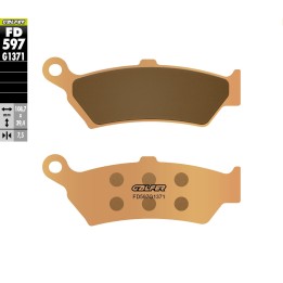 GALFER klocki hamulcowe KH781 spiek metaliczny (złote) sinter street bmw R1300GS '23-'26 tył