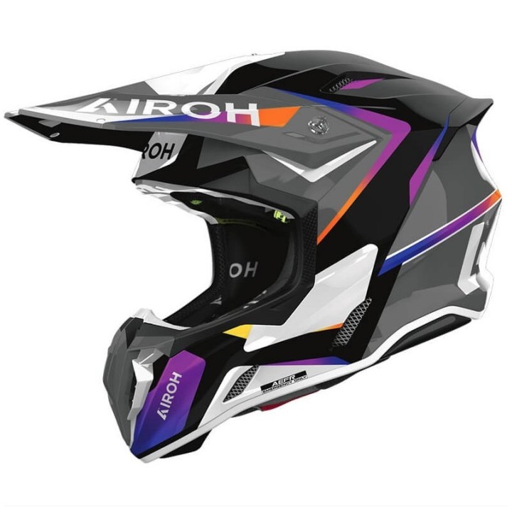 AIROH KASK CROSS / ENDURO / ATV / QUAD TWIST 3 HUSTLE GLOSS