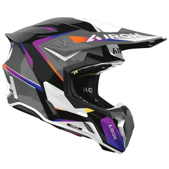 AIROH KASK CROSS / ENDURO / ATV / QUAD TWIST 3 HUSTLE GLOSS