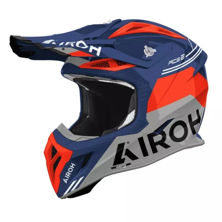 AIROH KASK CROSS / ENDURO / ATV / QUAD AVIATOR ACE 2 FURY CERULEAN GLOSS