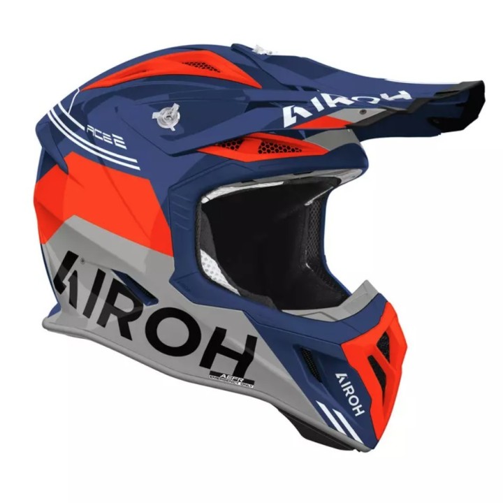 AIROH KASK CROSS / ENDURO / ATV / QUAD AVIATOR ACE 2 FURY CERULEAN GLOSS