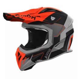 AIROH KASK CROSS / ENDURO / ATV / QUAD AVIATOR ACE 2 SHIELD ORANGE MATT