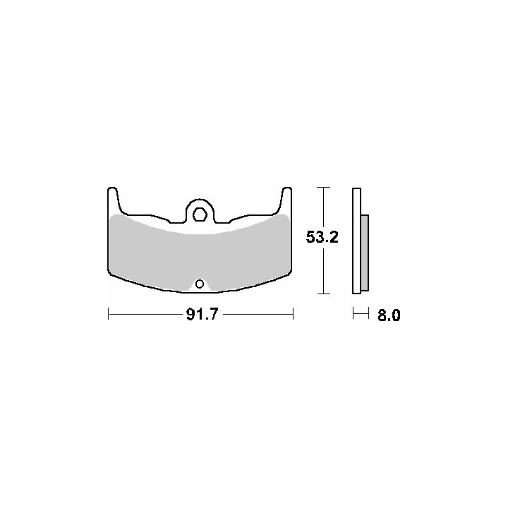 SBS klocki hamulcowe KH80 street standart ceramic