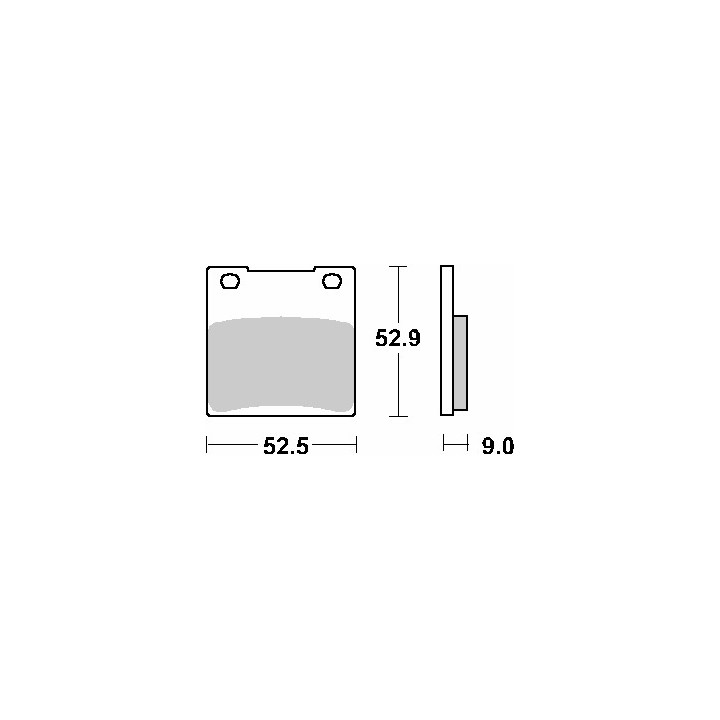 SBS klocki hamulcowe KH63 / KH063 / KH161 street standart ceramic