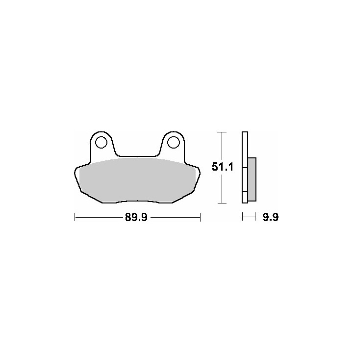 SBS klocki hamulcowe KH90 street standart ceramic