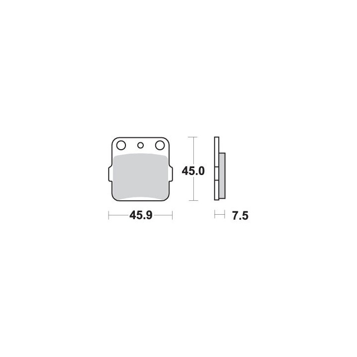 SBS klocki hamulcowe KH084 street standart ceramic
