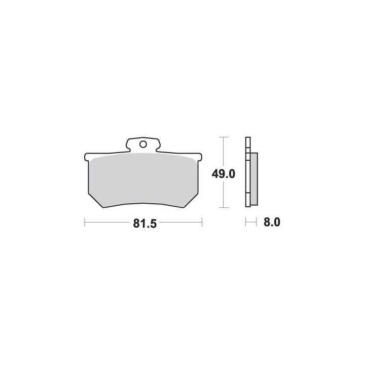 SBS klocki hamulcowe KH107 street standart ceramic do zacisku a.p. racing calipers