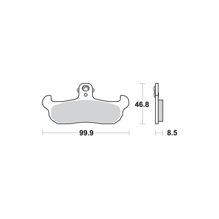 SBS klocki hamulcowe KH134 off-road sinter