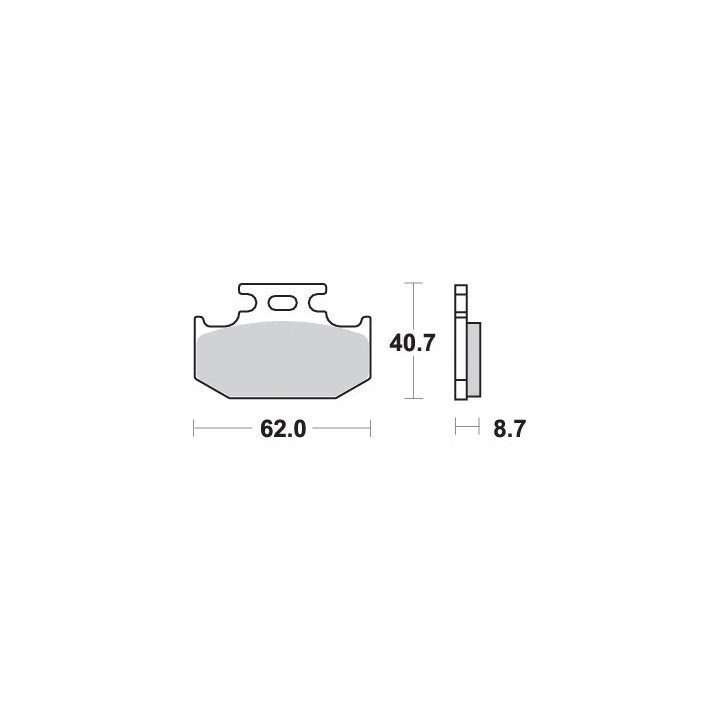 SBS klocki hamulcowe KH152 off-road sinter