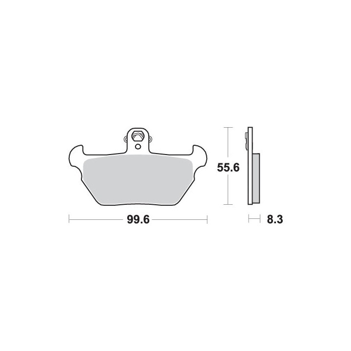 SBS klocki hamulcowe KH170 street performance (excel) sinter