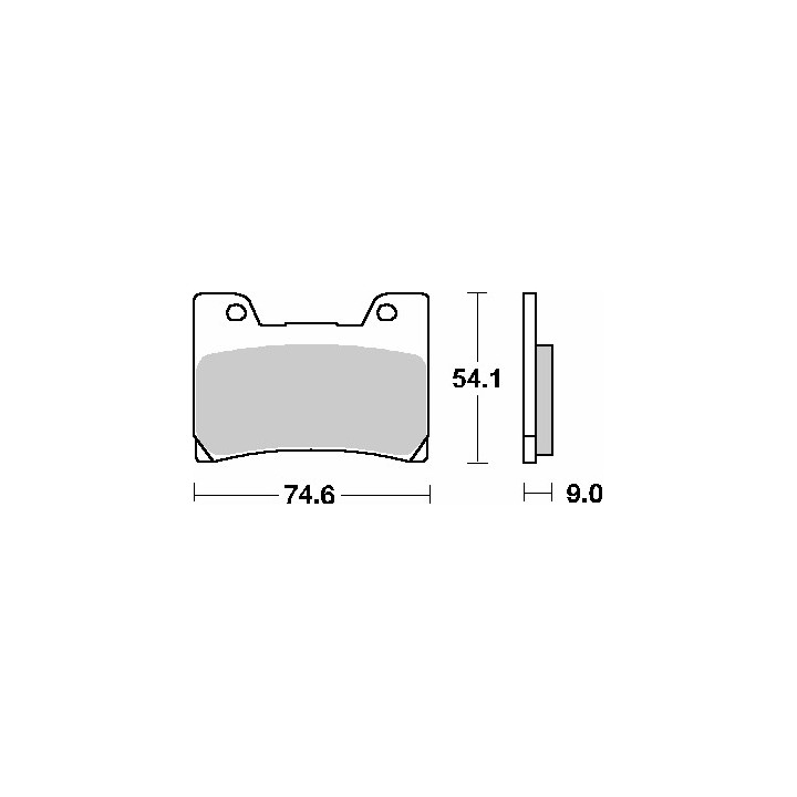 SBS klocki hamulcowe KH160 street standart ceramic