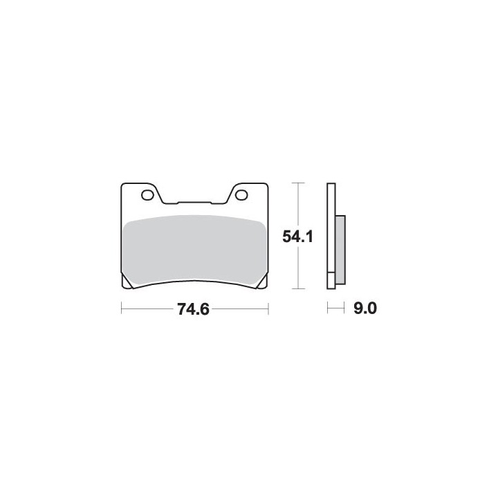 SBS klocki hamulcowe KH160 street performance (excel) sinter