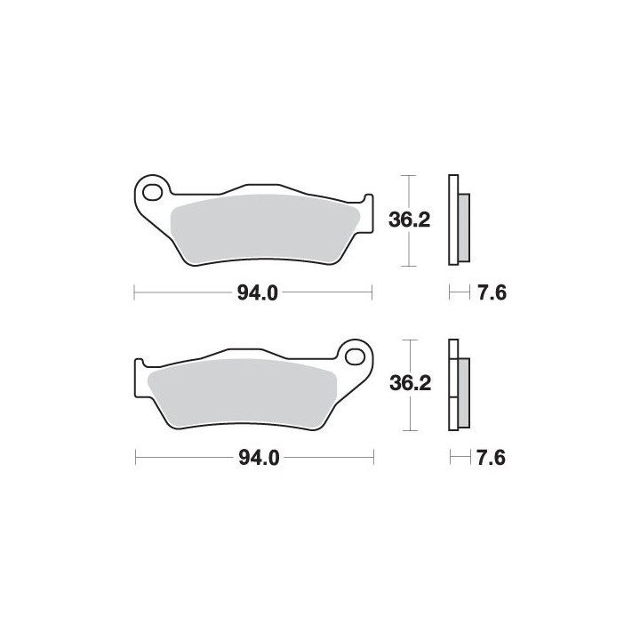 SBS klocki hamulcowe KH181 street standart ceramic