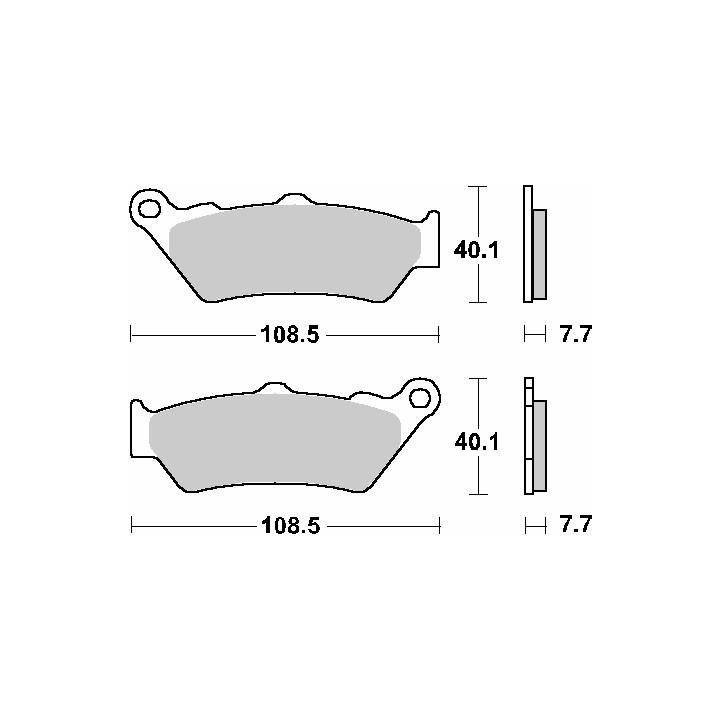 SBS klocki hamulcowe KH209 / KH209/2 off-road sinter