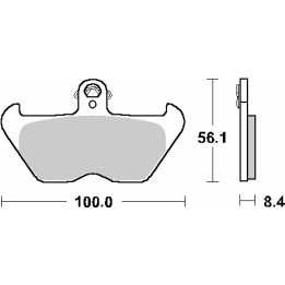 SBS klocki hamulcowe KH407 / KH246 street standart ceramic