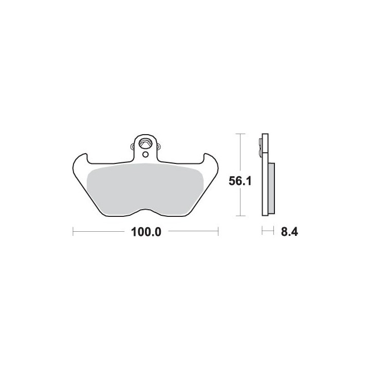 SBS klocki hamulcowe KH407 / KH246 street performance (excel) sinter