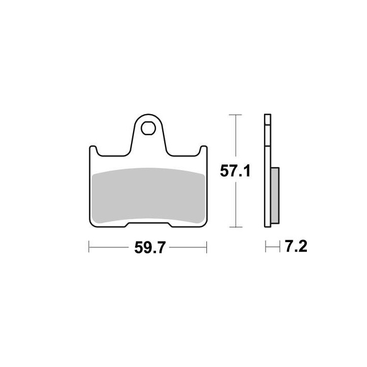 SBS klocki hamulcowe KH254 street performance (excel) sinter