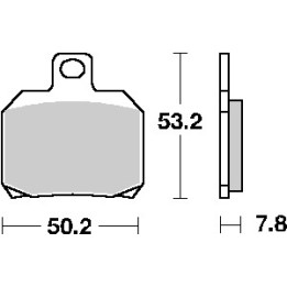 SBS klocki hamulcowe KH266 street standart ceramic