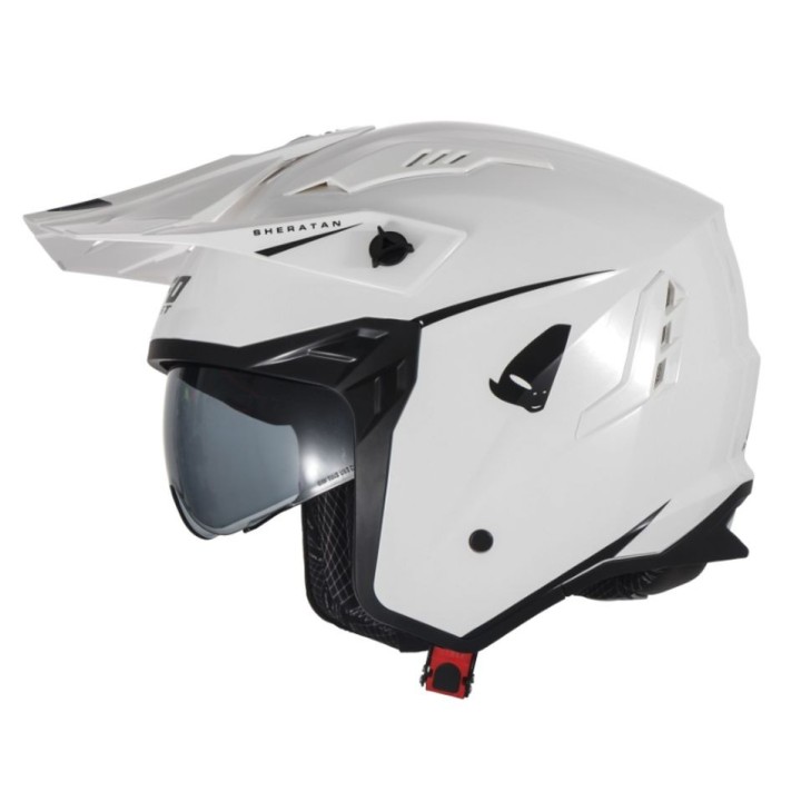 UFO KASK SHERATAN JET / TRIAL Z BLENDĄ PRZECIWSŁONECZNĄ