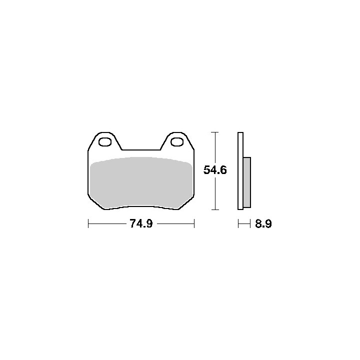 SBS klocki hamulcowe KH304 street standart ceramic