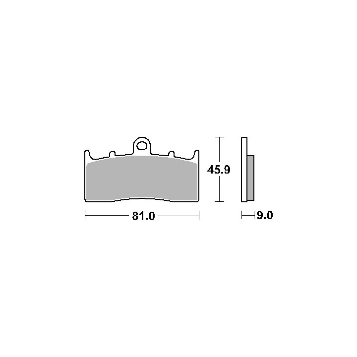 SBS klocki hamulcowe KH613 street standart ceramic