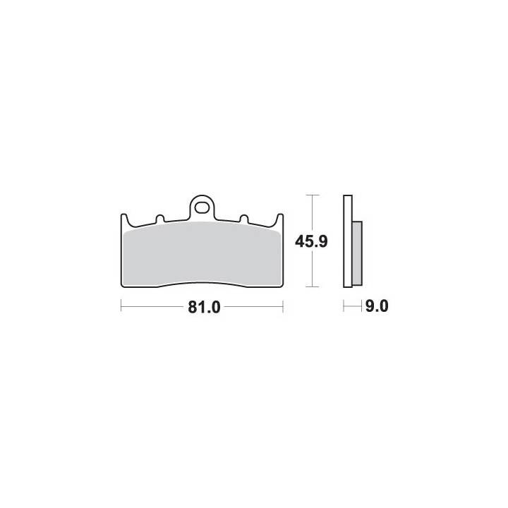 SBS klocki hamulcowe KH613 street performance (excel) sinter