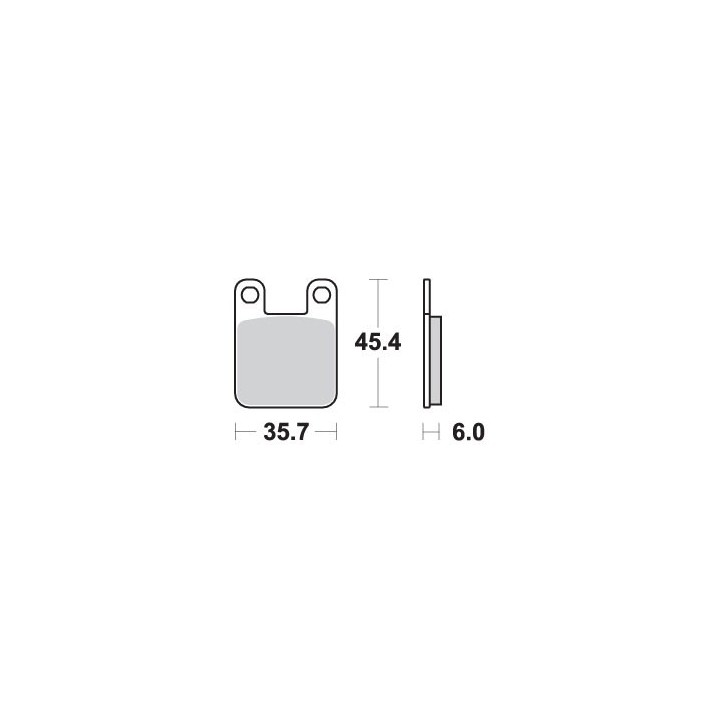 SBS klocki hamulcowe KH115 ceramic