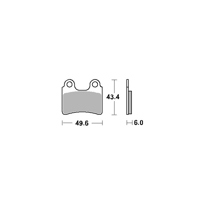 SBS klocki hamulcowe KH303 street standart ceramic