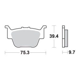 SBS klocki hamulcowe KH373 off-road sinter