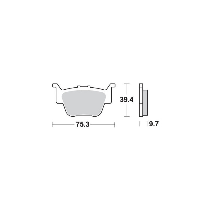SBS klocki hamulcowe KH373 off-road sinter