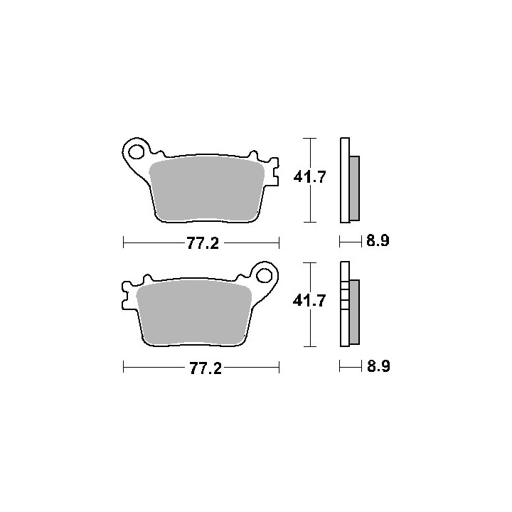 SBS klocki hamulcowe KH436 street standart ceramic