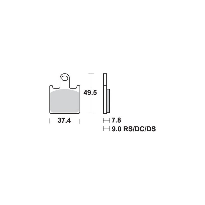 SBS klocki hamulcowe KH417 racing dual carbon kawasaki ZX-6R 600 ninja '07-'17