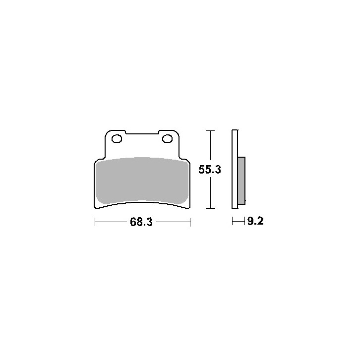 SBS klocki hamulcowe KH432 street standart ceramic