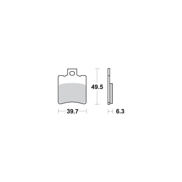 SBS klocki hamulcowe KH193 street standart ceramic
