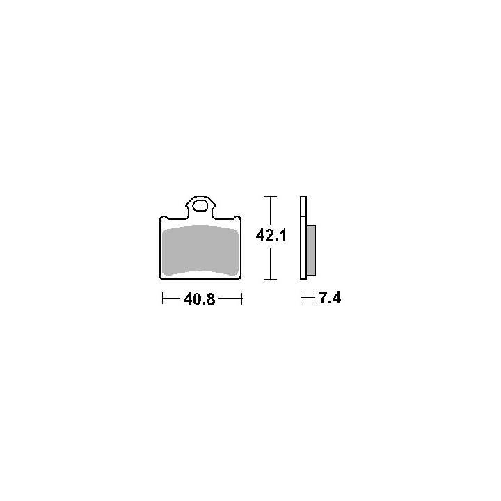 SBS klocki hamulcowe KH602 off-road sinter