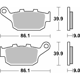 SBS klocki hamulcowe KH496 street standart ceramic